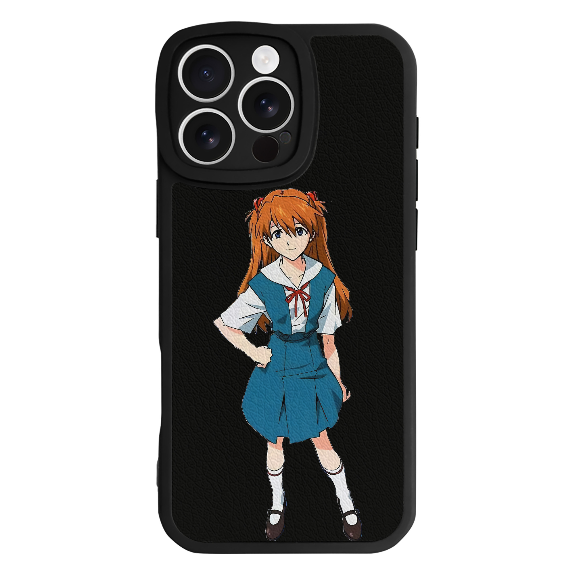 （画像用） EVA 新世紀エヴァンゲリオン 【iPhone 16シリーズ対応】シリコンスマホケース（レザー調） 材質：シリコン